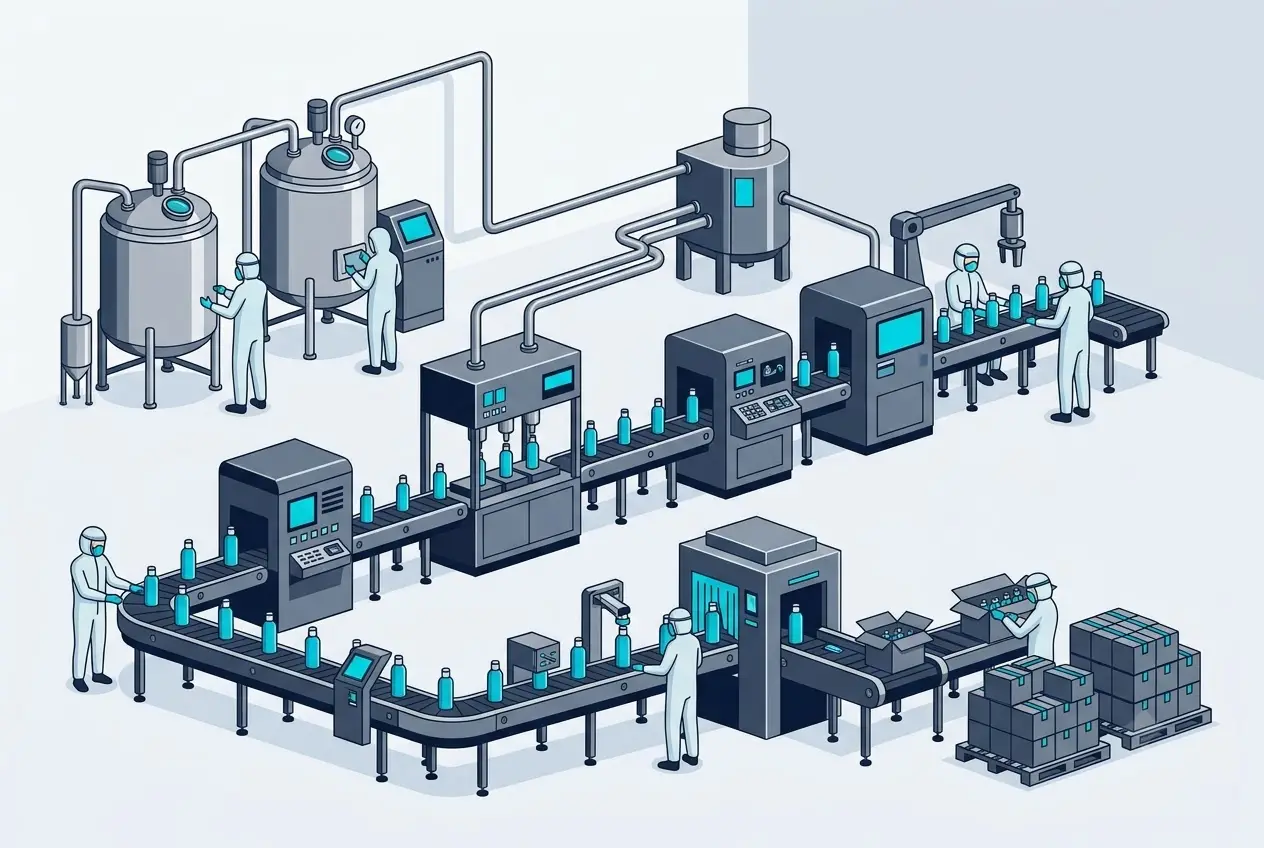 Dây chuyền sản xuất kem chống nắng đạt chuẩn cGMP