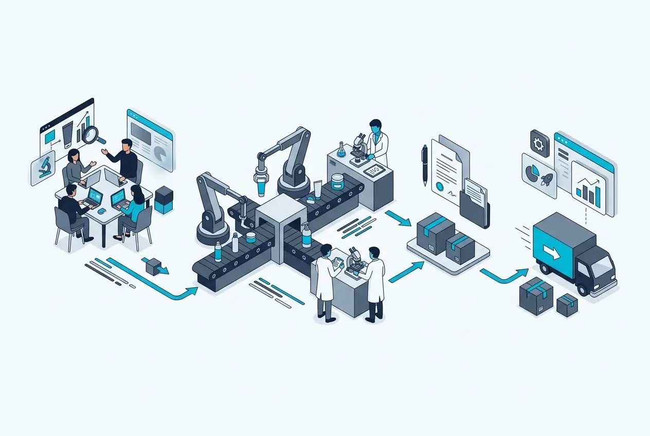 Quy trình hợp tác gia công và sản xuất dược mỹ phẩm tại Willway