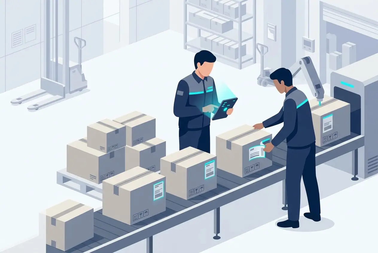 Kiểm tra chất lượng và dán nhãn hàng hóa