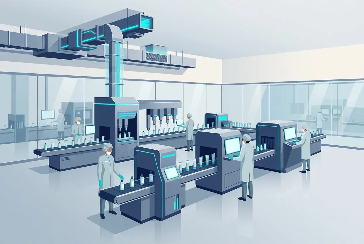 Nhà máy sản xuất mỹ phẩm đạt tiêu chuẩn cGMP
