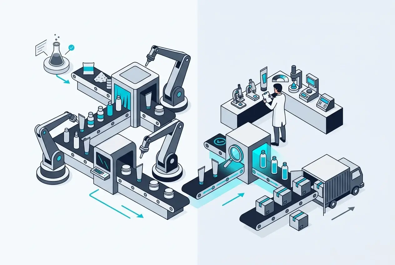 Quy trình sản xuất mỹ phẩm OEM